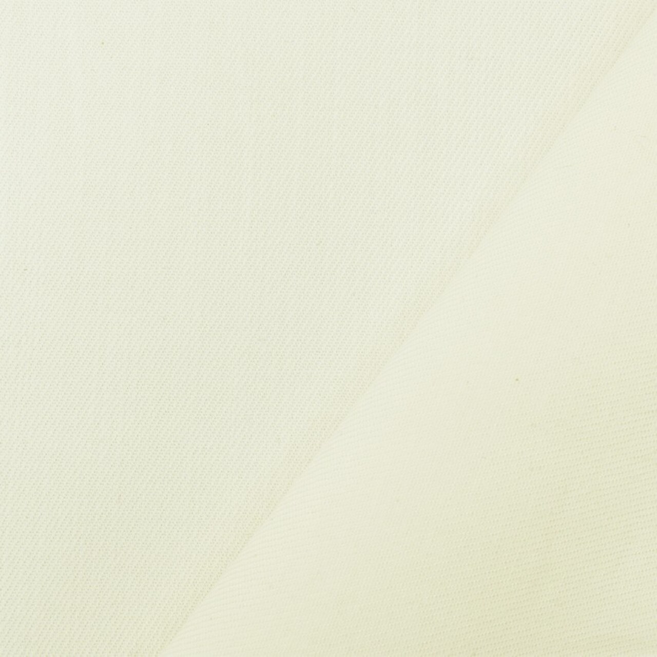 Natural Ivory Lyocell-Cotton Blend Stretch Spandex Denim Fabric By the Yard